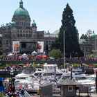 The Victoria Legislature buildings on Canada Day, 2012. Photo Credit: @leeanncafferata on Flickr.